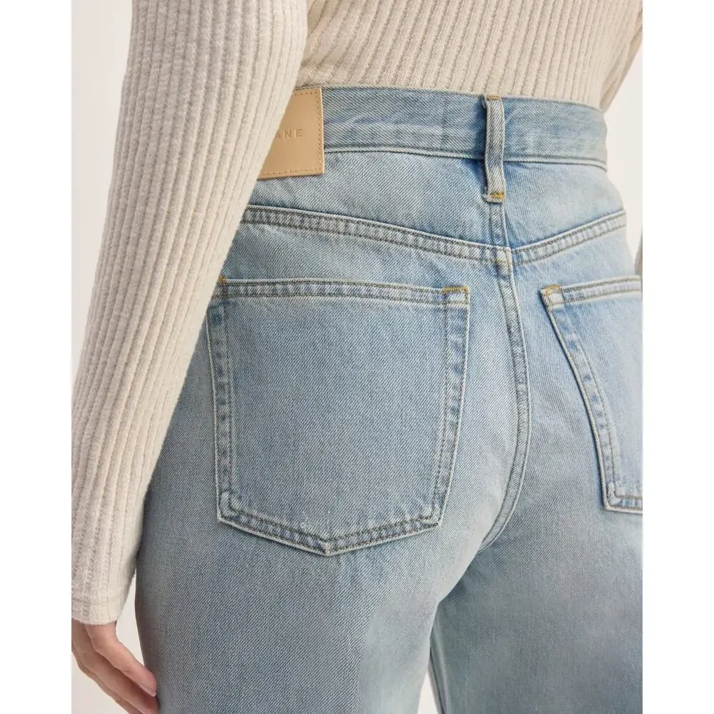 $118 Everlane Cheeky Straight Jean - Light Wash - 25R